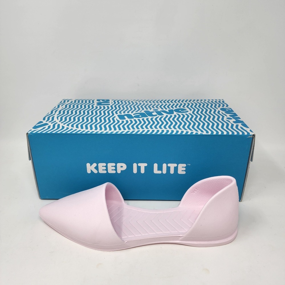 Native Audrey Shoes Women's 7 Milk Pink Flats Comfort